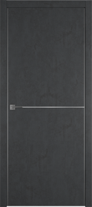 Дверь ВФД Urban 1 Jet Loft Silver Mould/SE